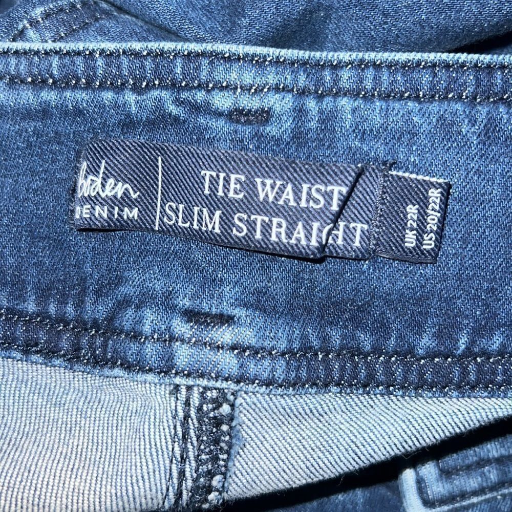 ✨2xHP✨Boden tie waist slim straight jeans ✨ - Picture 8 of 8